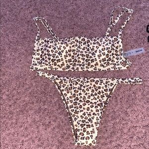 LEOPARD PRINT BATHING SUIT